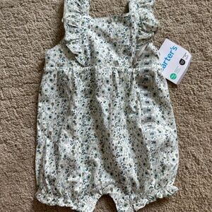 Carter's Floral Baby Romper - 3m
